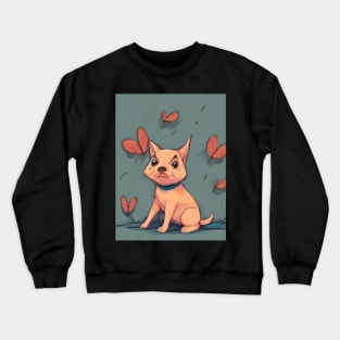 Pawsitively Adorable: Unleash the Charm of Dogs with Captivating Canine Designs Crewneck Sweatshirt